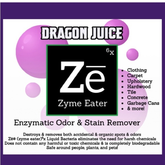 Deodorizer ZYME EATER Enzymatic Odor & Stain Remover - wine, smoke, pet … - Picture 4 of 7